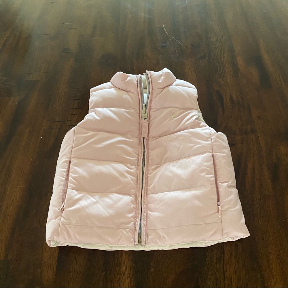 Ralph Lauren Down Reversible Baby Girl Vest